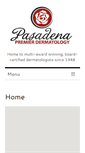 Mobile Screenshot of pasadenapremierdermatology.com